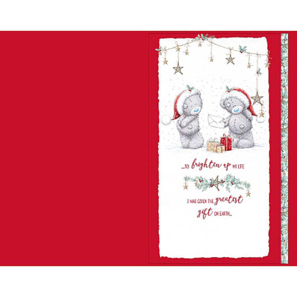 Beautiful Wife Handmade Me to You Bear Christmas Card Extra Image 1